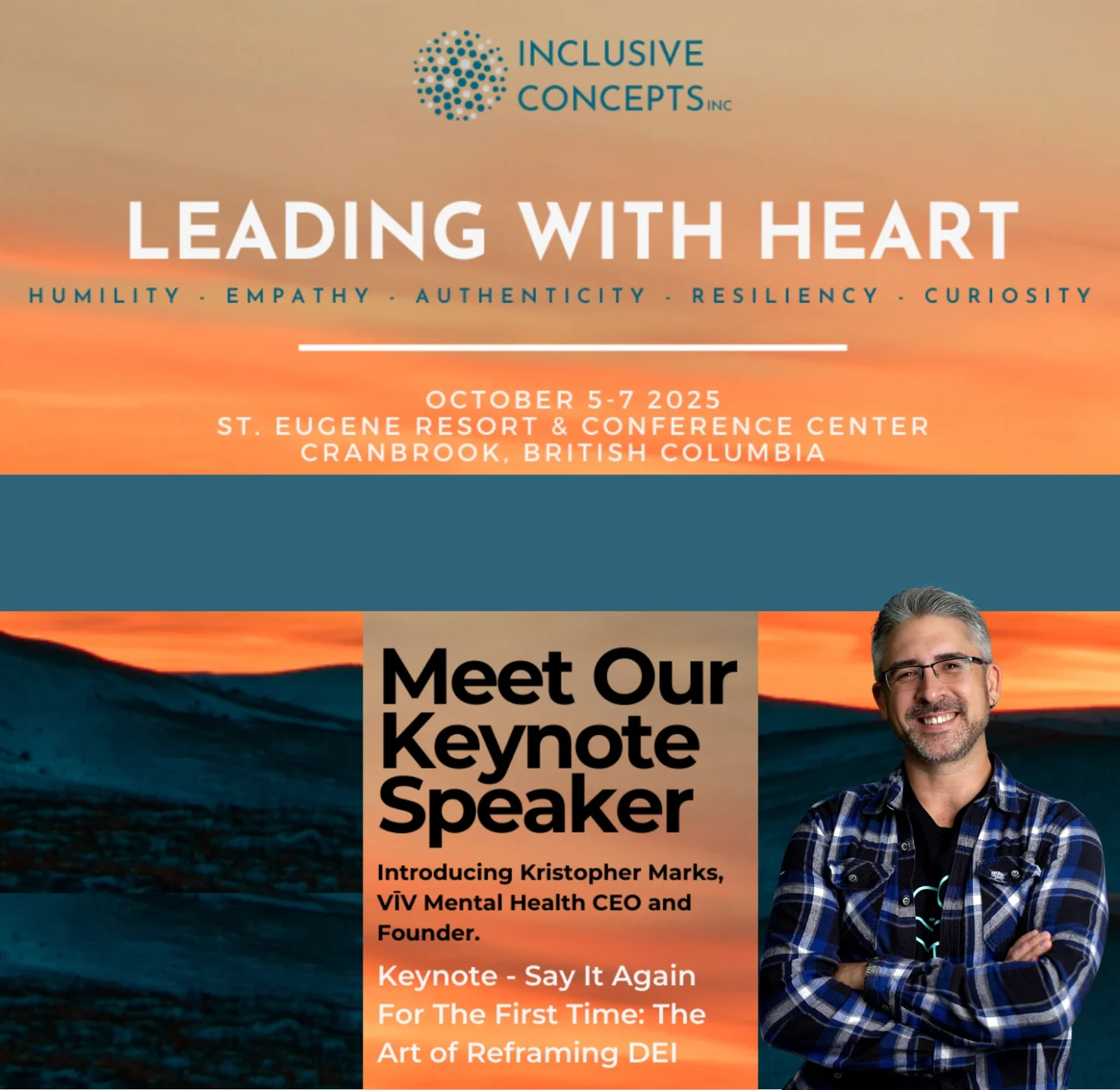 Leading with the heart speaking event